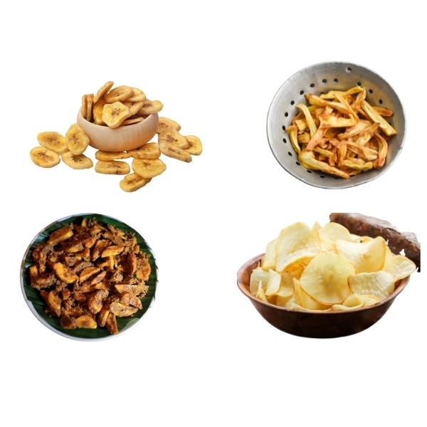 Kerala Snacks Bundle Pack of 5 (1Kg)
