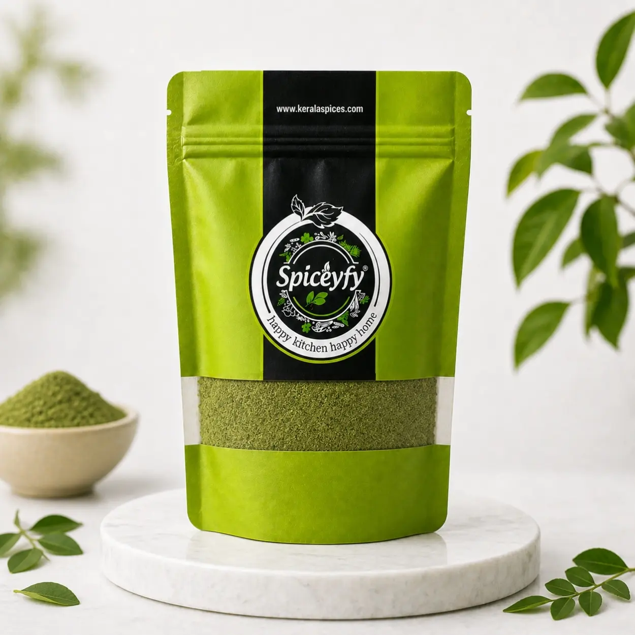curry leaf powder Curry leaf powder | കറിവേപ്പില പൊടി | करी पत्ता पाउडर - Image 1